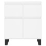 Credenza Bianca 60x35x70 cm in Legno Multistrato