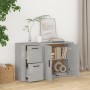 Credenza Grigio Cemento 100x33x59,5 cm in Legno Multistrato