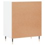 Credenza Bianca 57x35x70 cm in Legno Multistrato