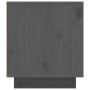 Mobile Porta TV Grigio 110x35x40,5 cm in Legno Massello di Pino