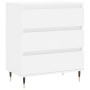 Credenza Bianca 60x35x70 cm in Legno Multistrato