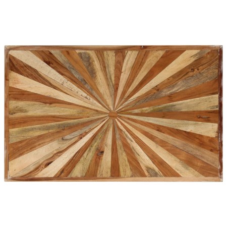 Tavolino da Salotto in Legno Massello di Mango 90x55x36 cm