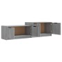 Mobile TV Grigio Sonoma 158,5x36x45 cm in Legno Multistrato