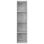 Libreria/Mobile TV Grigio Cemento 36x30x143 cm in Multistrato