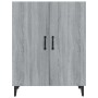 Credenza Grigio Sonoma 70x34x90 cm in Legno Multistrato