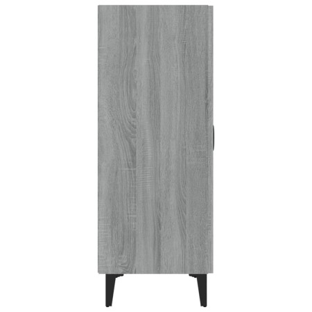 Credenza Grigio Sonoma 70x34x90 cm in Legno Multistrato