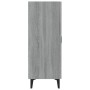 Credenza Grigio Sonoma 70x34x90 cm in Legno Multistrato