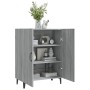 Credenza Grigio Sonoma 70x34x90 cm in Legno Multistrato