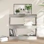 Libreria/Divisorio Grigio Cemento 80x30x72 cm