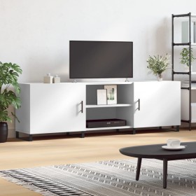 Mobile Porta TV Bianco 150x30x50 cm in Legno Multistrato