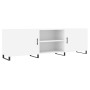 Mobile Porta TV Bianco 150x30x50 cm in Legno Multistrato
