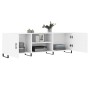 Mobile Porta TV Bianco 150x30x50 cm in Legno Multistrato