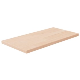 Ripiano 40x20x1,5 cm Legno Massello di Rovere Non Trattato