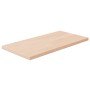 Ripiano 40x20x1,5 cm Legno Massello di Rovere Non Trattato