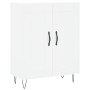 Credenza Bianca 69,5x34x90 cm in Legno Multistrato