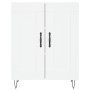 Credenza Bianca 69,5x34x90 cm in Legno Multistrato