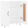 Credenza Bianca 69,5x34x90 cm in Legno Multistrato