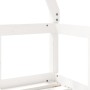 Giroletto per Bambini Bianco 70x140cm in Legno Massello di Pino