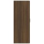 Mobile Pensile Rovere Marrone 69,5x34x90cm in Legno Multistrato