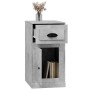 Mobiletto Cassetto Grigio Sonoma 40x50x75 cm Legno Multistrato