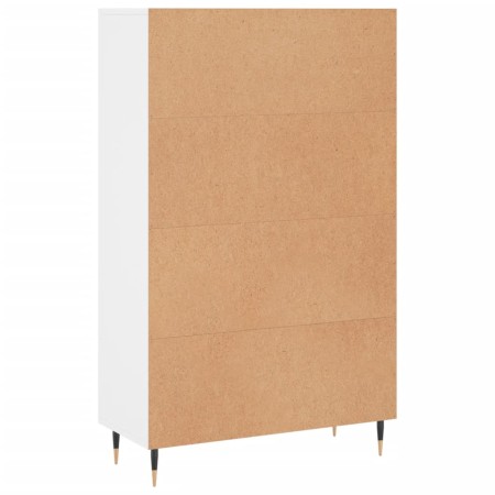 Credenza Bianca 69,5x31x115 cm in Legno Multistrato