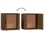 Comodino Rovere Marrone 50x39x47 cm