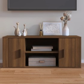 Mobile TV Rovere Marrone 100x35x40 cm in Legno Multistrato