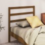 Testiera per Letto Miele 95x4x100 cm in Legno Massello di Pino