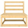 Set Divani da Giardino 10 pz in Legno Massello di Pino