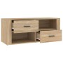 Mobile per TV Rovere Sonoma 100x35x40 cm Legno Multistrato