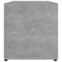 Mobile Porta TV Grigio Cemento 80x34x36 cm Legno Multistrato