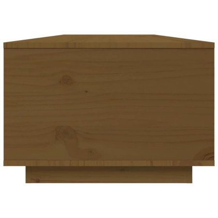 Tavolino da Salotto Miele 80x50x35,5 cm Legno Massello di Pino