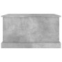 Contenitore Grigio Cemento 70x40x38 cm in Legno Multistrato