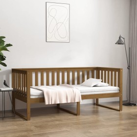 Dormeuse Miele 90x190 cm in Legno Massello di Pino