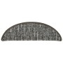 Tappetini per Scale 15 pz Antracite 56x17x3 cm
