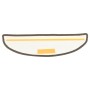 Tappetini per Scale 15 pz Antracite 56x17x3 cm