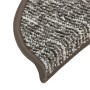 Tappetini per Scale 15 pz Antracite 56x17x3 cm