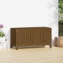 Contenitore da Giardino Miele 115x49x60 cm Legno Massello Pino