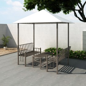 Padiglione da Giardino con Tavolo e Panche 2,5x1,5x2,4 m