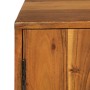 Credenza Marrone 110x30x70 cm in Legno Massello di Acacia