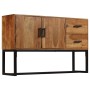 Credenza Marrone 110x30x70 cm in Legno Massello di Acacia