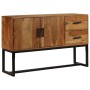 Credenza Marrone 110x30x70 cm in Legno Massello di Acacia