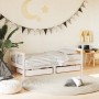 Giroletto Bambini con Cassetti Bianco 80x160 cm Massello Pino