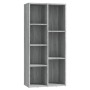 Libreria Grigio Sonoma 50x25x106 cm