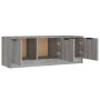 Mobile TV Grigio Sonoma 102x35x36,5 cm in Legno Multistrato