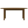 Tavolino da Salotto Miele 110x55x45 cm Legno Massello di Pino