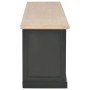 Mobile Porta TV Nero 120x30x40 cm in Legno