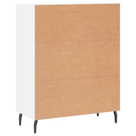 Credenza Bianca 69,5x34x90 cm in Legno Multistrato