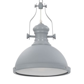 Lampadario Grigio Rotondo E27