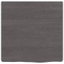 Ripiano Marrone Scuro 40x40x(2-4) cm Massello Rovere Trattato